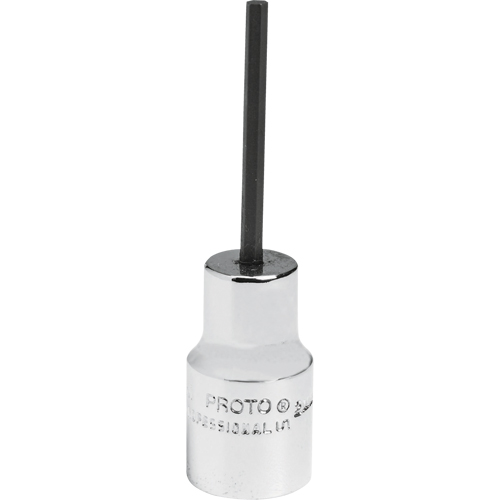 Standard Bit Socket, Hex, 2.5 mm x 1-7/8" L, 1/4" Drive Ottawa Fastener Supply