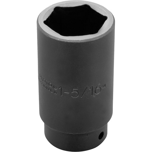 Socket, Impact, 1-5/16", 1/2" Drive, 6 Points, Deep Ottawa Fastener Supply