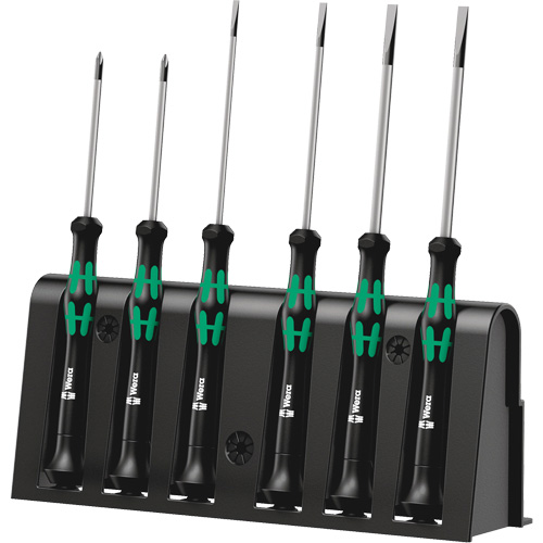 Micro Series Screwdriver Set with Rack, 6 Pcs. Ottawa Fastener Supply