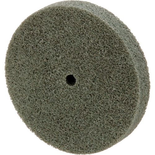Meule homog&egrave;ne &agrave; faible densit&eacute; de s&eacute;rie 500 Standard Abrasives, 3" x 1/2", Arbre de 1/4", Grain de Moyen, Oxyde d'aluminium Ottawa Fastener Supply