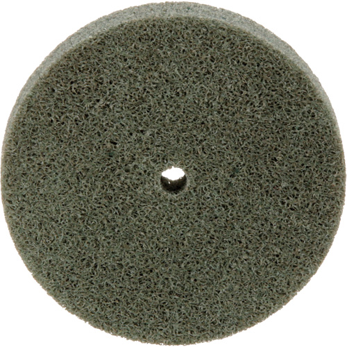 Meule homog&egrave;ne &agrave; faible densit&eacute; de s&eacute;rie 500 Standard Abrasives, 3" x 1/2", Arbre de 1/4", Grain de Moyen, Oxyde d'aluminium Ottawa Fastener Supply