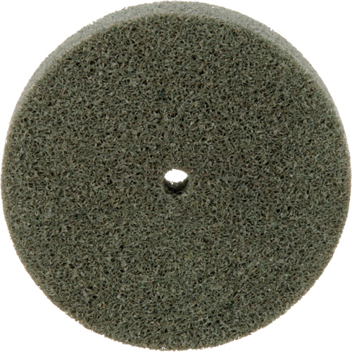 Meule homog&egrave;ne &agrave; faible densit&eacute; de s&eacute;rie 500 Standard Abrasives, 3" x 1/2", Arbre de 1/4", Grain de Moyen, Oxyde d'aluminium Ottawa Fastener Supply
