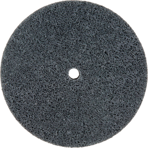 Meule homog&egrave;ne &agrave; faible densit&eacute; de s&eacute;rie 500 Standard Abrasives, 3" x 1/2", Arbre de 1/4", Grain de Fin, Carbure de silicium Ottawa Fastener Supply