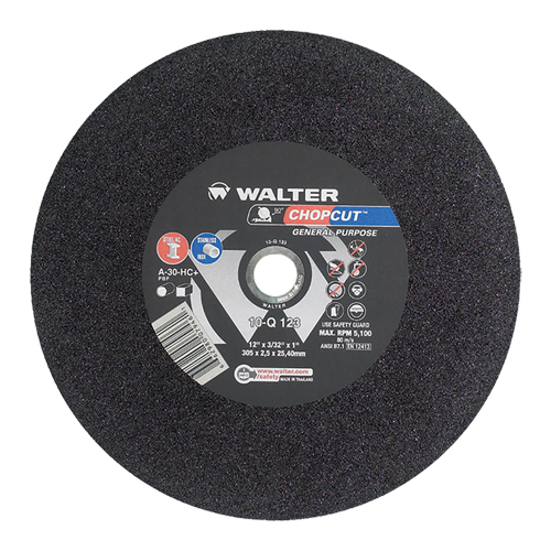 Chopcut Chop Saw Cut-Off Wheel, 12" x 3/32", 1" Arbor, Type 1, Aluminum Oxide, 5200 RPM Ottawa Fastener Supply