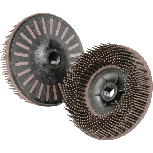 Disques radiaux bristle pour meuleuses angulaires Scotch-Brite, C&eacute;ramique, Grain 36, 4-1/2" dia. Ottawa Fastener Supply