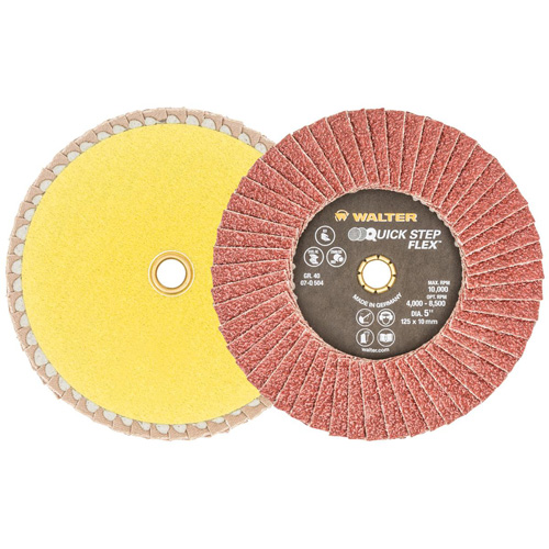 QUICK-STEP FLEX, 5" x Type 29, 40 Grit, Aluminum Oxide Ottawa Fastener Supply
