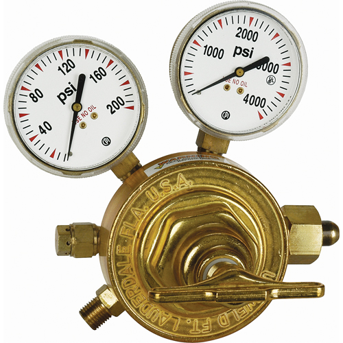 D&eacute;tendeur &agrave; simple d&eacute;tente de s&eacute;rie lourde, Oxyg&egrave;ne, Entr&eacute;e CGA540 Ottawa Fastener Supply