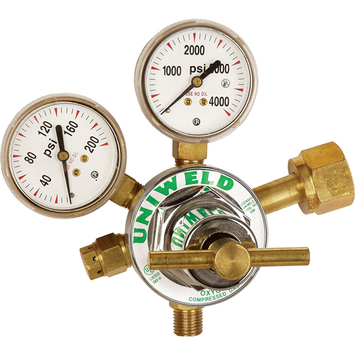 Medium-Duty Single Stage Regulator, Oxygen, CGA540 Inlet Ottawa Fastener Supply