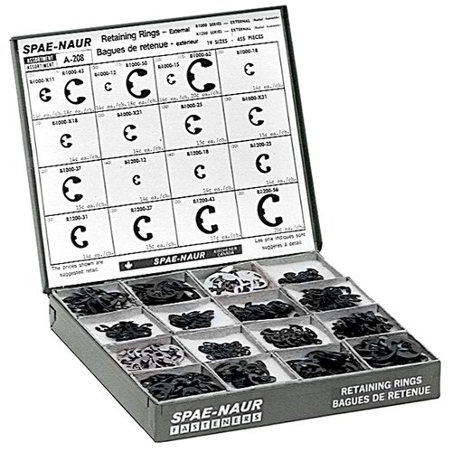 Assortiments d'anneaux externes de retenue Ottawa Fastener Supply