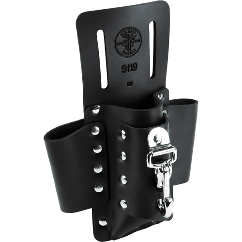 Tool Pouches, Multiple Tool Holder, Leather, 4 Pockets Ottawa Fastener Supply