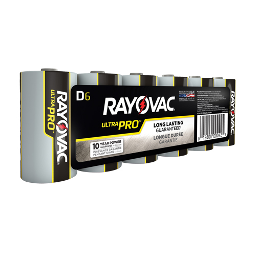Ultra PRO Industrial Batteries, D, 1.5 V Ottawa Fastener Supply