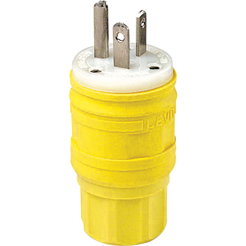 Pris &agrave; lames droites &eacute;tanche Wetguard, Plastique, 20 A, 250 V Ottawa Fastener Supply