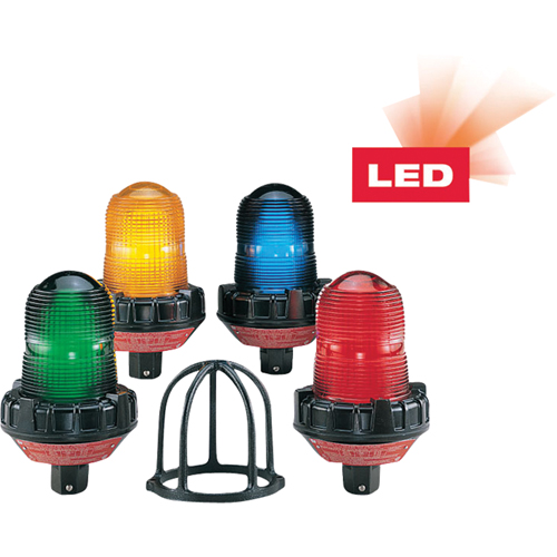 LED Hazardous Location Warning Lights With XLT Technology, Flashing, Amber Ottawa Fastener Supply