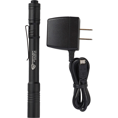 Lampe stylo USB Stylus Pro, DEL, 350 lumens, Corps en Aluminium, piles Rechargeable, Compris Ottawa Fastener Supply