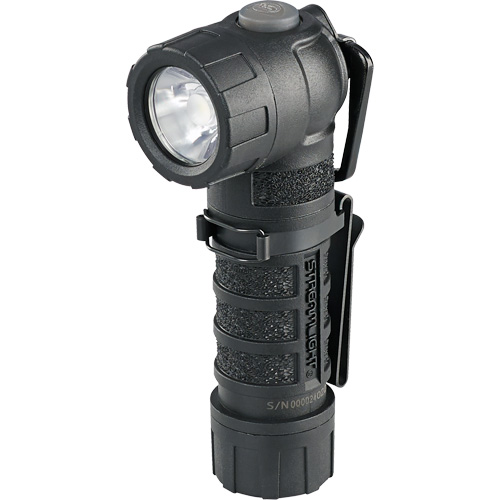 PolyTac&reg; 90 X Right Angle Flashlight, LED, CR123A Batteries, Polymer Ottawa Fastener Supply