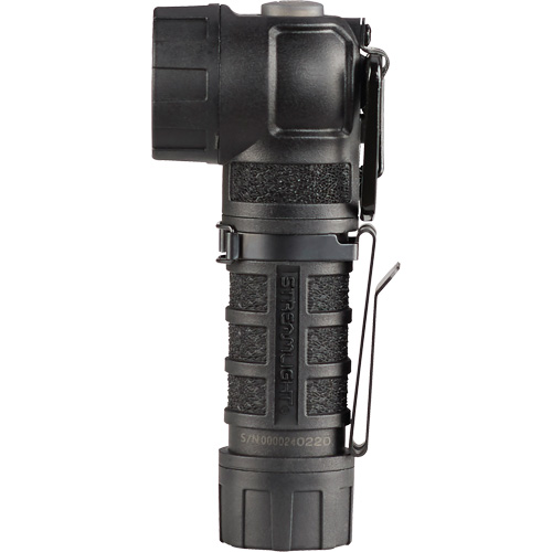 PolyTac&reg; 90 X Right Angle Flashlight, LED, CR123A Batteries, Polymer Ottawa Fastener Supply