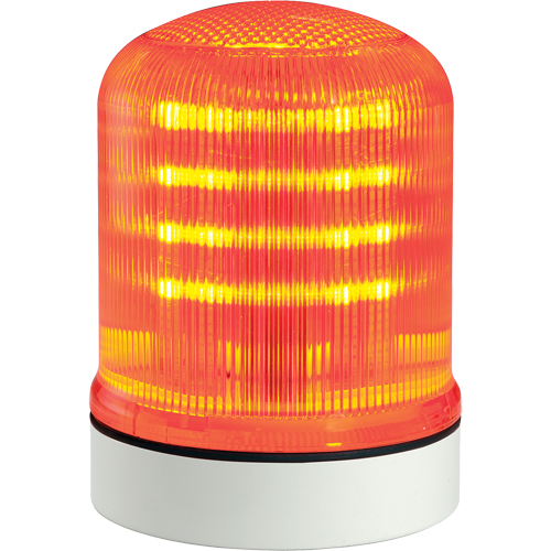 Streamline&reg; Modular Multifunctional LED Beacons, Continuous/Flashing/Rotating, Amber Ottawa Fastener Supply