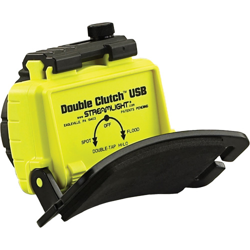 Double Clutch USB Headlamp, LED, 125 Lumens, 3.5 Hrs. Run Time, Rechargeable Batteries Ottawa Fastener Supply