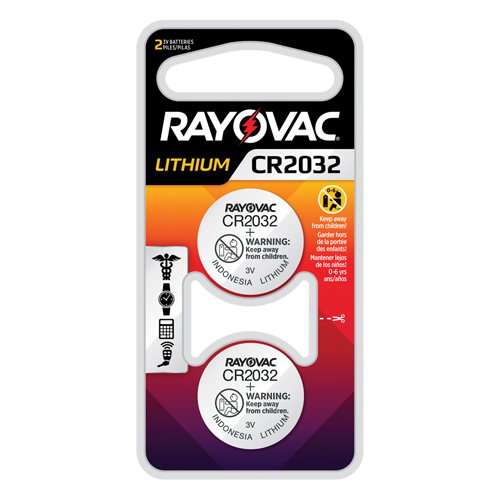 CR2032 Lithium Coin Cell Batteries, 3 V Ottawa Fastener Supply