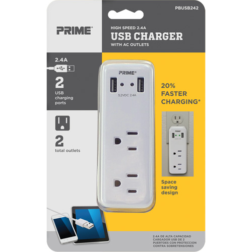 Prime&reg; USB Charger Ottawa Fastener Supply