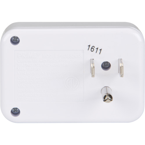 Prime&reg; USB Charger with Surge Protector Ottawa Fastener Supply
