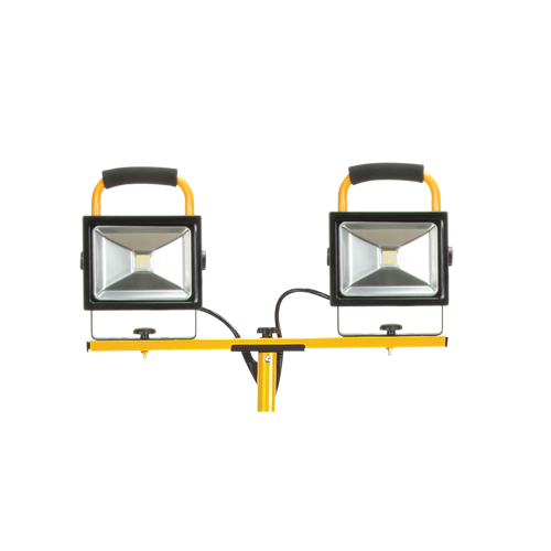 Twin-Head Work Light, LED, 40 W, 4800 Lumens, Aluminum Housing Ottawa Fastener Supply
