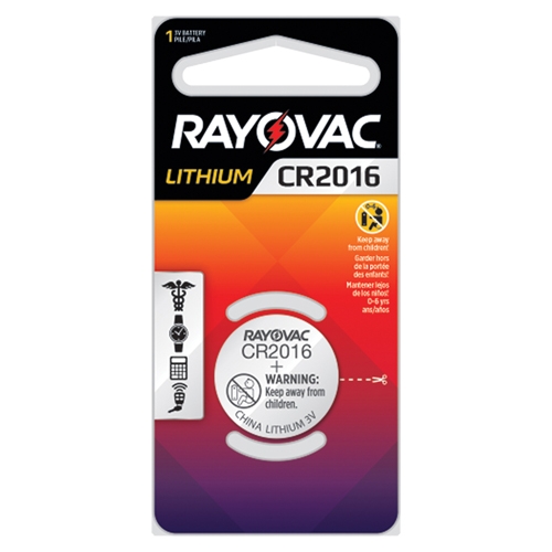 CR2016 Lithium Coin Cell Battery, 3 V Ottawa Fastener Supply