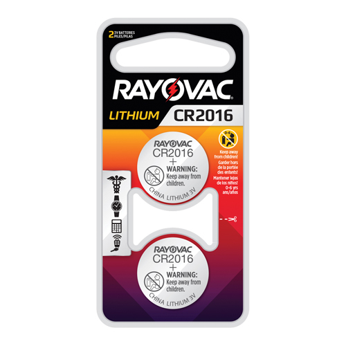 CR2016 Lithium Coin Cell Batteries, 3 V Ottawa Fastener Supply