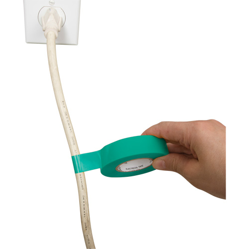 Electrical Tape, 19 mm (3/4") x 18 M (60'), Green, 7 mils Ottawa Fastener Supply