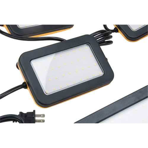 LED String Work Lights, 5 Lights, 50' L, Plastic Housing Ottawa Fastener Supply