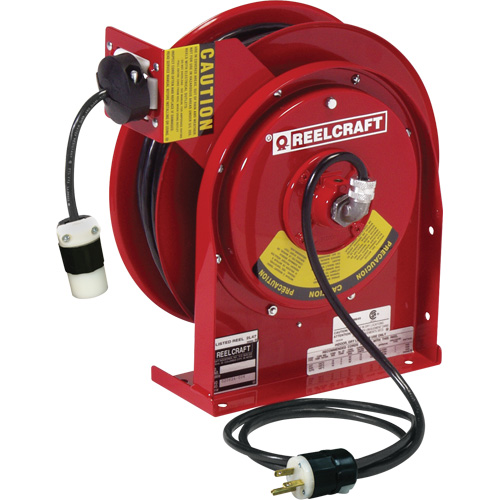 Power Cord Reel, 45', SJEOOW, 12 Gauge, 20 A Ottawa Fastener Supply