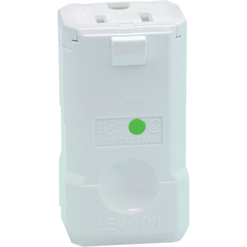 Hospital Grade Plug Connector, 5-15R, Nylon Ottawa Fastener Supply