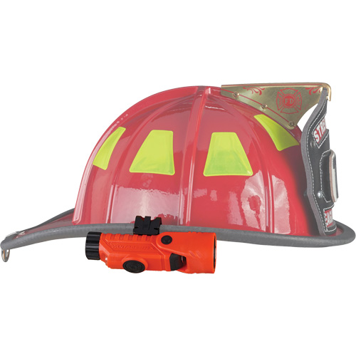 Vantage&reg; 180 X Multi-Fuel Helmet/Right Angle Flashlight, LED, Rechargeable/CR123A Batteries, Nylon Polymer Ottawa Fastener Supply