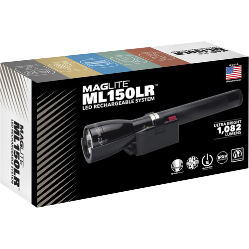 Lampe de poche &agrave; recharge rapide ML150LR(X), DEL, 1082 lumens, Piles Rechargeable Ottawa Fastener Supply