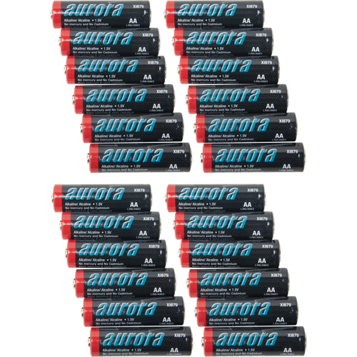 Alkaline Batteries, AA, 1.5 V Ottawa Fastener Supply