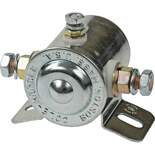 Grounded Continuous-Duty Solenoid Relay, Mini-Breaker, 12 V Ottawa Fastener Supply