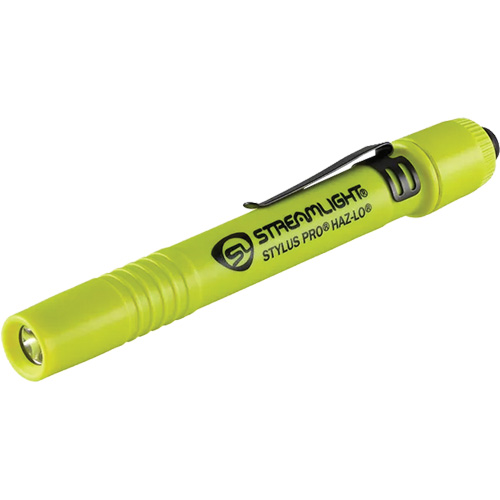 Stylus Pro&reg; HAZ-LO&reg; Intrinsically-Safe Penlight, LED, 105 Lumens, AAA Batteries, Included Ottawa Fastener Supply