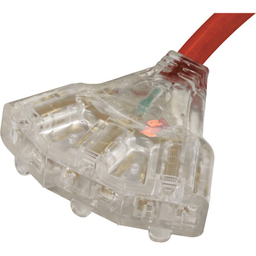 Rallonge pour g&eacute;n&eacute;ratrice avec triple fiche, STW, AWG 10, 3 prise(s), 25' Ottawa Fastener Supply