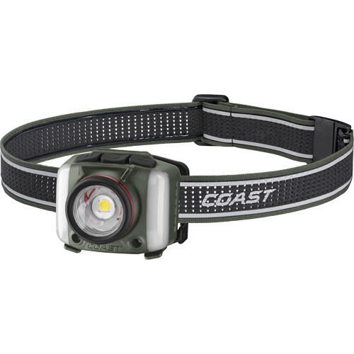 Lampe frontale FL97R &agrave; trois couleurs avec syst&egrave;me Twist Focus et commande vocale, DEL, 830 lumens, 2 hres de fonctionnement, piles Rechargeable Ottawa Fastener Supply