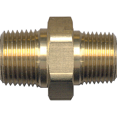 Mamelon de r&eacute;duction hexagonal, Laiton, 1/4" x 1/8", NPT x NPT Ottawa Fastener Supply