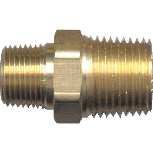 Mamelon de r&eacute;duction hexagonal, Laiton, 1/2" x 3/8", NPT x NPT Ottawa Fastener Supply