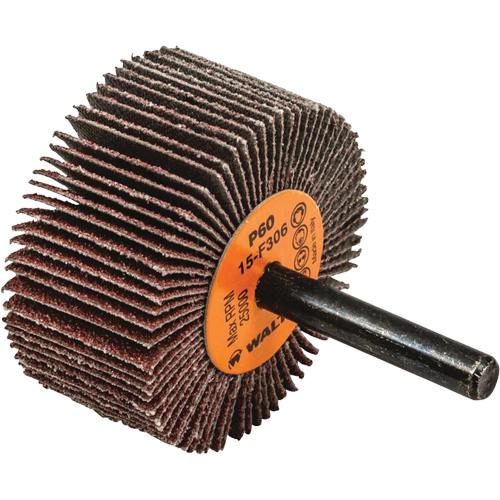 Coolcut Flap Wheel, Aluminum Oxide, 60 Grit, 2" x 1" x 1/4" Ottawa Fastener Supply