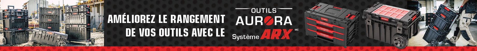 Système de rangement ARX d'Outils Aurora