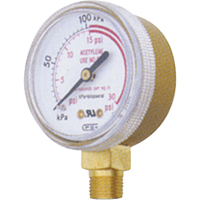 Pressure Gauges, 1-1/2" , 0 - 4000 psi, Bottom Mount, Analogue 331-2995 | Ottawa Fastener Supply