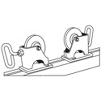 Adjust-A-Rolls&reg; Stand, 2000 lbs. Load Capacity, 36" Pipe Capacity Ottawa Fastener Supply