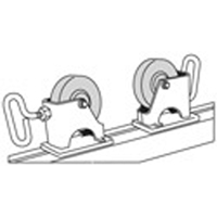 Adjust-A-Rolls&reg; Stand, 1000 lbs. Load Capacity, 36" Pipe Capacity Ottawa Fastener Supply