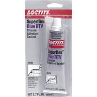 Superflex RTV Silicone Adhesive Sealant, Tube, Blue Ottawa Fastener Supply