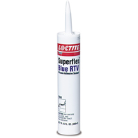 Superflex RTV Silicone Adhesive Sealant, Cartridge, Blue Ottawa Fastener Supply