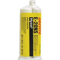 Hysol E-20NS Epoxy, Two-Part, Dual Cartridge, 120 g., Tan Ottawa Fastener Supply