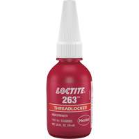 Compos&eacute; de blocage 263 s&eacute;chage rapide, Rouge, &eacute;lev&eacute;, 10 ml, Bouteille Ottawa Fastener Supply